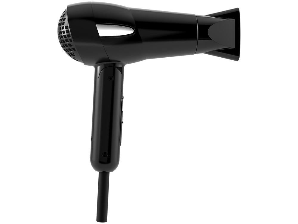 Secador de Cabelo Britânia Íons Turmalina Preto 1200W 2 Velocidades BSC1200