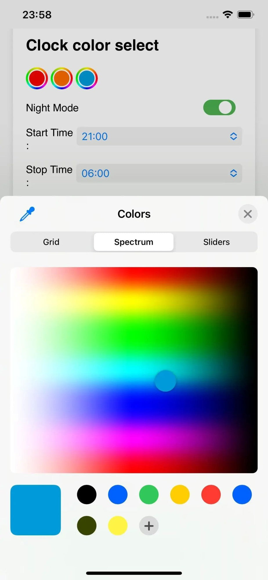 Relógio Inteligente para escritório com LED, WIFI e APP.