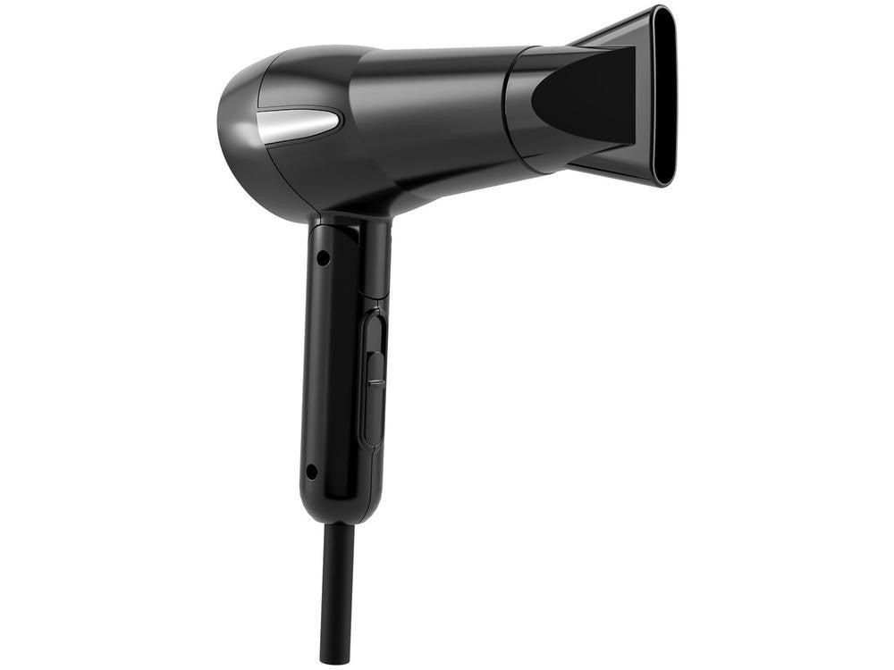 Secador de Cabelo Britânia Íons Turmalina Preto 1200W 2 Velocidades BSC1200