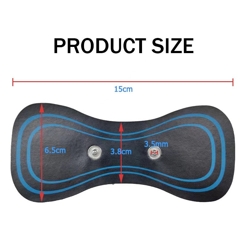 Mini Almofada Massageadora elétrica para Pescoço e Cervical com Eletrodos de Gel