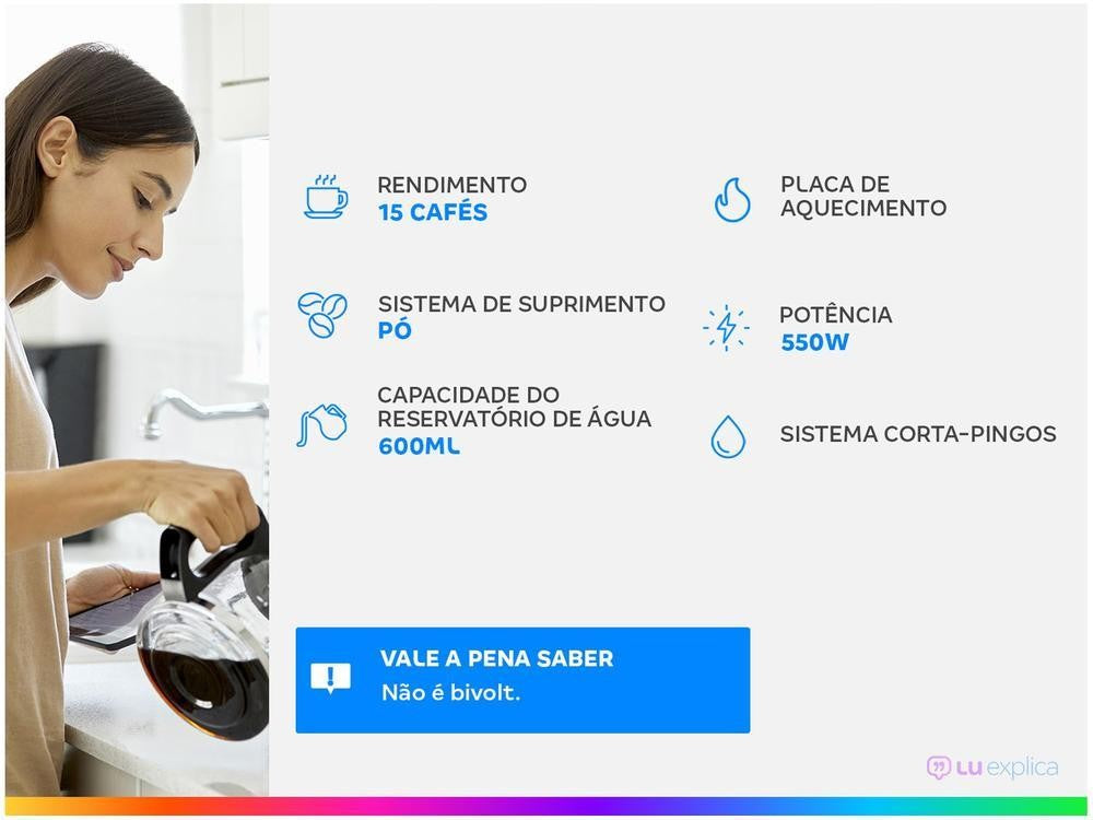 Cafeteira Elétrica Britânia CP15 - 220V