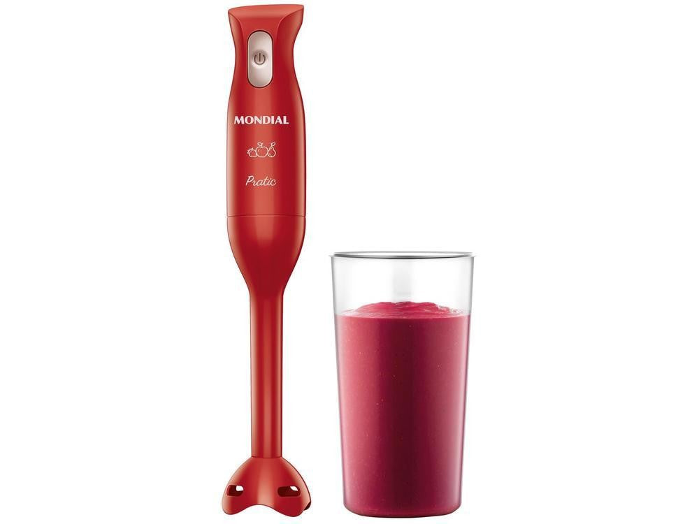 Mixer 2 em 1 Mondial 200W Vermelho - 220V