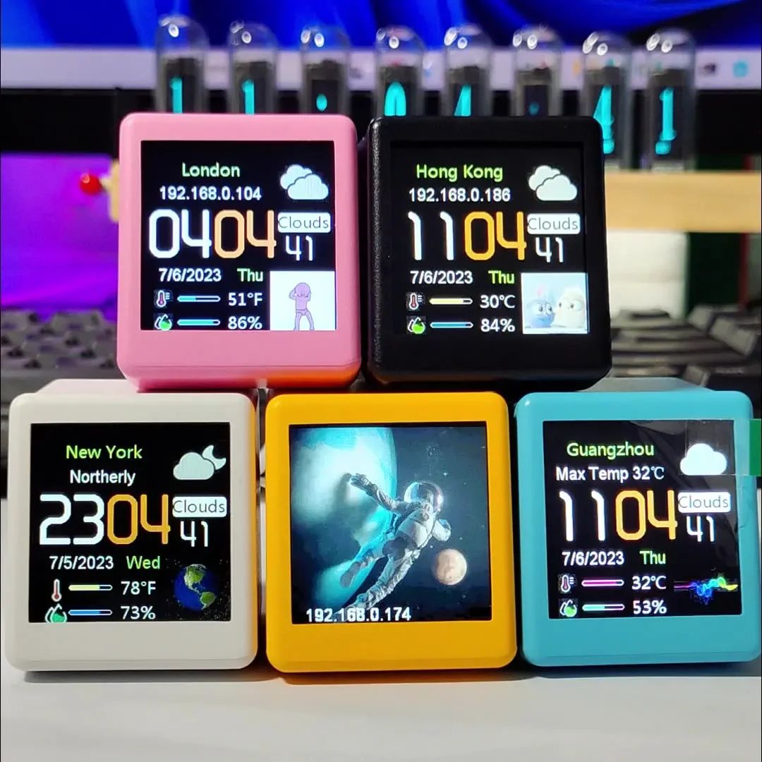 Relógio Inteligente para escritório com LED, WIFI e APP.