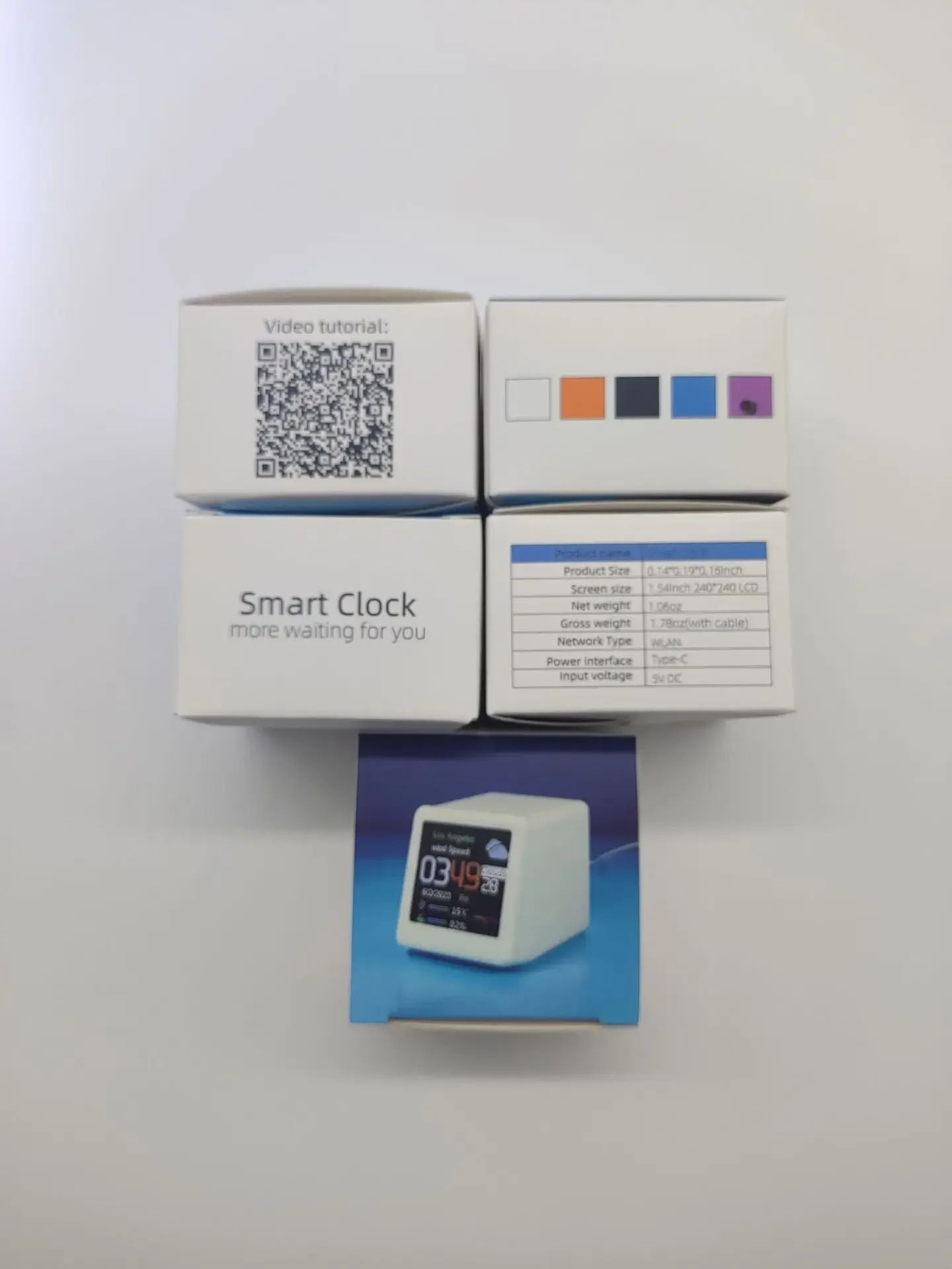 Relógio Inteligente para escritório com LED, WIFI e APP.